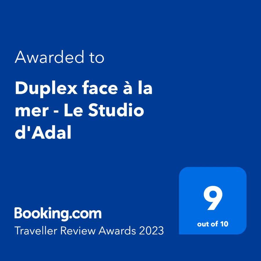 Duplex Face A La Mer - Le Studio D'Adal 基伯龙 外观 照片
